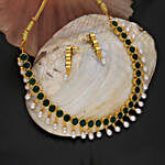 Sri Jagdamba Pearls Stylish Necklace Set