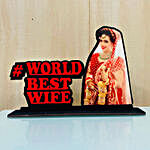 Personalised World's Best Wife Table Top