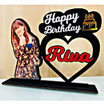 Happy Birthday Personalised Photo Cutout Table Top