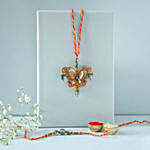 Sneh Traditional Butterfly Lumba & Rakhi Set
