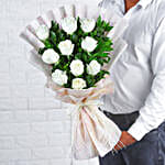 A Cool Breeze Roses Bouquet