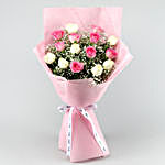Admire The Beauty Roses Bouquet & Ferrero Rocher Box