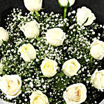 Bold & Beautiful Roses Bouquet & Ferrero Rocher Box