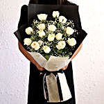 Bold & Beautiful Roses Bouquet & Ferrero Rocher Box