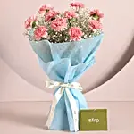 Dazzle With Simplicity Carnations Bouquet