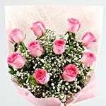 Dreamy Pink Roses Bouquet