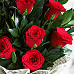 Elegant Vibe Red Roses Bouquet