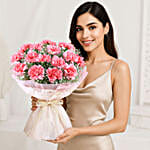 Love For Pastel Carnations Flower Bouquet