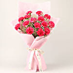 Make You Mine Carnations Bouquet & Ferrero Rocher Box