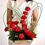 Passion Of Love Carnations Arrangement