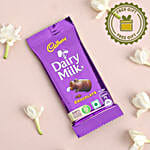 Pearl Rakhi Set & Cadbury Celebrations