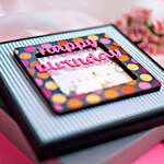 Handmade Maze Personalised Birthday Photo Album- Polka