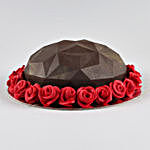 Red Roses Dome Pinata Cake- Eggless 1 Kg