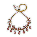 Estele Gold Plated Kundan Necklace Set