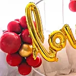 Cursive Love Balloon Ring
