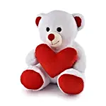 heart teddy bear white 2