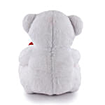 Heart Teddy Bear- White