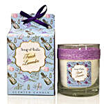 French Lavender Scented Candle Jar