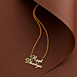 Personalised Heart Couple Name Necklace