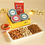Diwali Best Wishes With Kesar Dryfruits