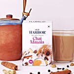 Old Harbor masala chai starter kit with kullhads