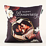Personalised Happy Anniversary Cushion