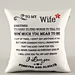 Forever & Always Printed Cushion