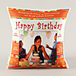 Birthday Celebrations Personalised Cushion