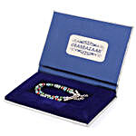 Silver Nazariya Kadli Multicoloured Beads Bracelet