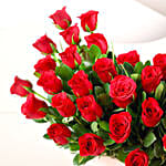 Ravishing 40 Red Roses Box Arrangement