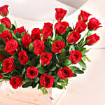 Ravishing 40 Red Roses Box Arrangement