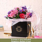Mesmerising Mixed Roses Black Box