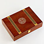 Premium Wooden Mithai Box 24 Pcs