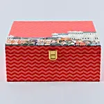 Red Square Dry Fruits Box