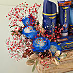 Park Avenue Grooming Kit N Blue Roses Gift Basket