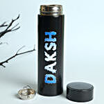 Personalised Halloween Special LED Temp Bottle