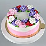 Floral Blossom Chocolate Cake Eggless Half Kg