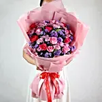 Pink Roses & Daisies Bouquet