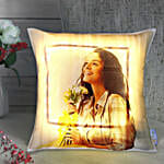 Personalized LED Cushion Yellow