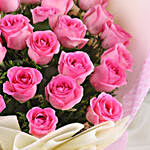 Fairytale Pink Roses Bunch