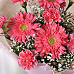Pink Gerberas & Carnations Mixed Bouquet