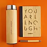 You Are Enough Personalised Bamboo Made Gift Set