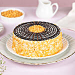 Butterscotch Cream Cake 1 Kg Eggless