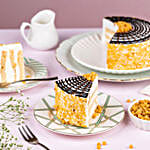 Butterscotch Cream Cake 1 Kg Eggless