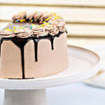 Chocolate Sprinkles Half Cake Eggless 500 Gms