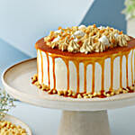 Cream Drop Caramel Cake- 2 Kg Eggless