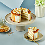 Cream Drop Caramel Cake- 2 Kg Eggless