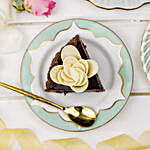 Flowery Chocolate Cream Cake 2 Kg Eggless