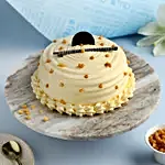 Heavenly Butterscotch Cream Cake Half Kg Eggless