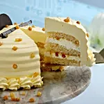 Heavenly Butterscotch Cream Cake Half Kg Eggless